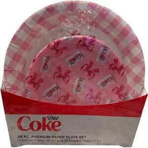 Viral Diet Coke Paper Plate Set
